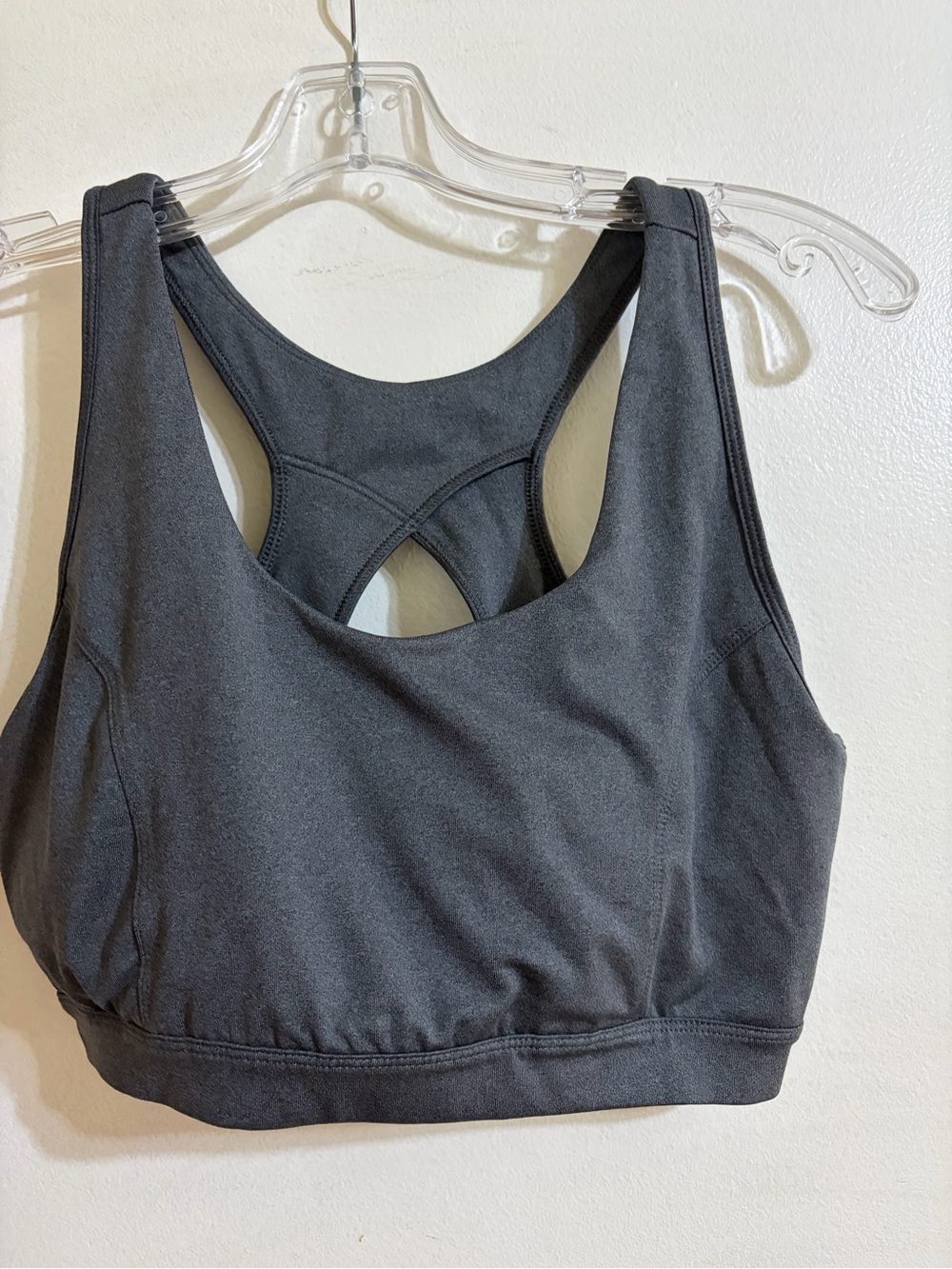 tek gear Charcoal Sports Bra with Cross-Back Detail